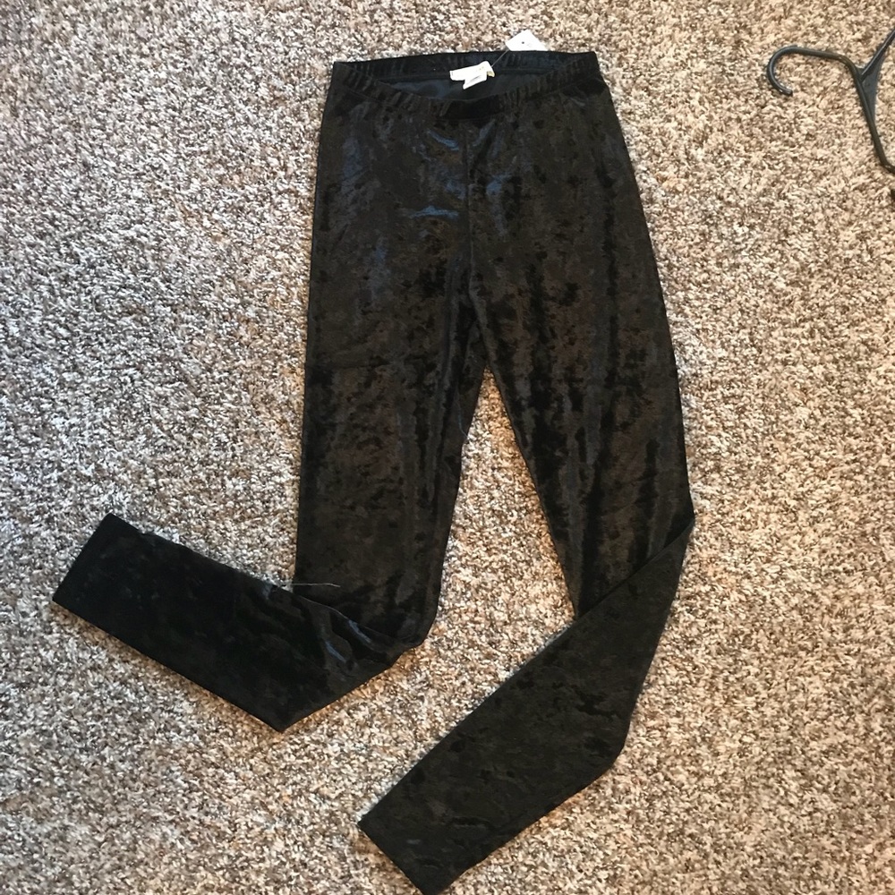 Velvet leggings